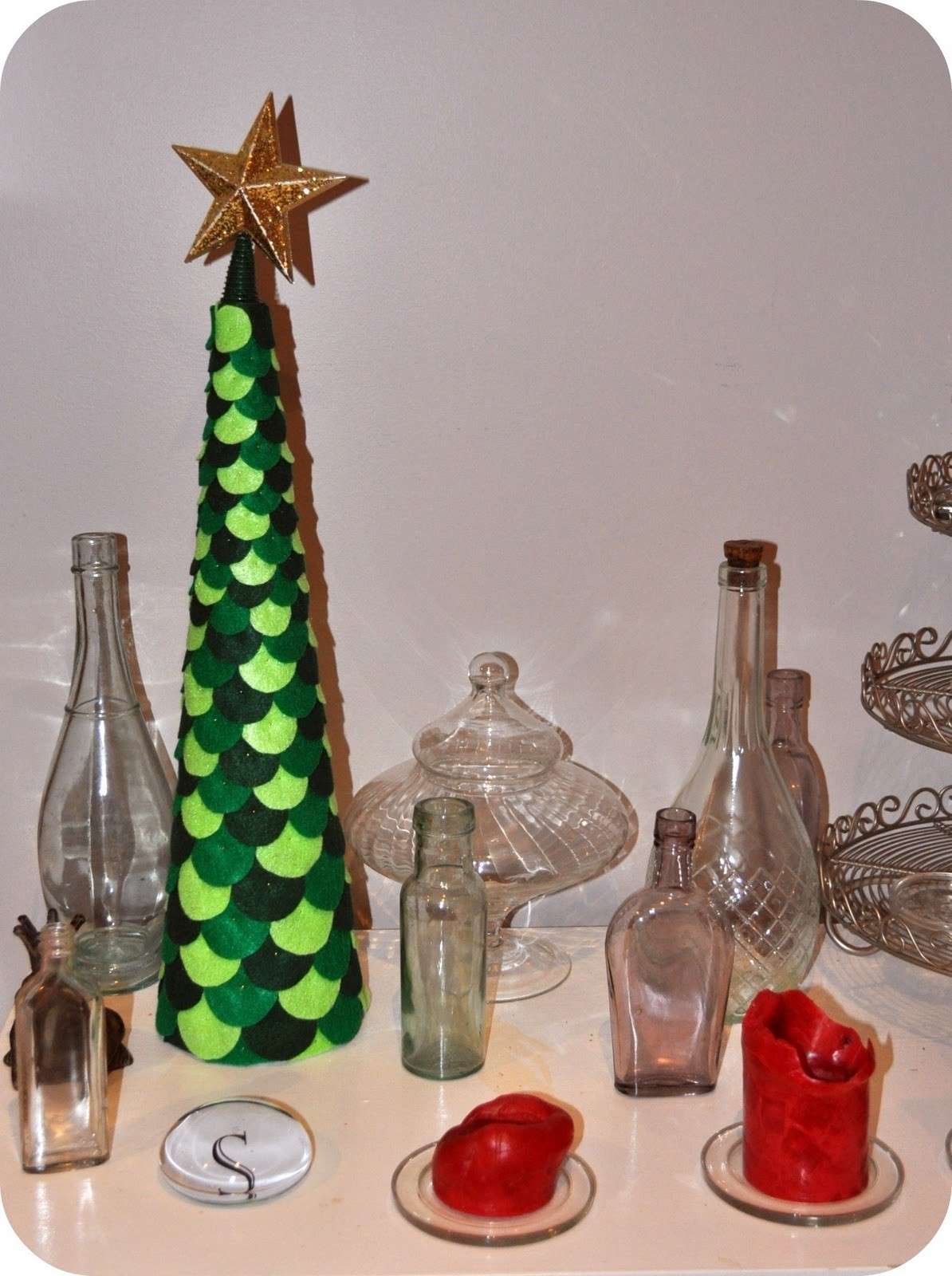 Albero di Natale con scaglie