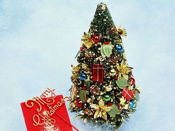 Albero di Natale decorato