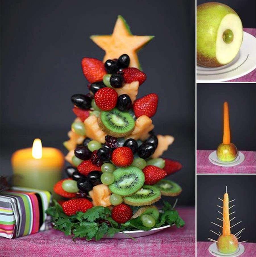 Albero di Natale di frutta