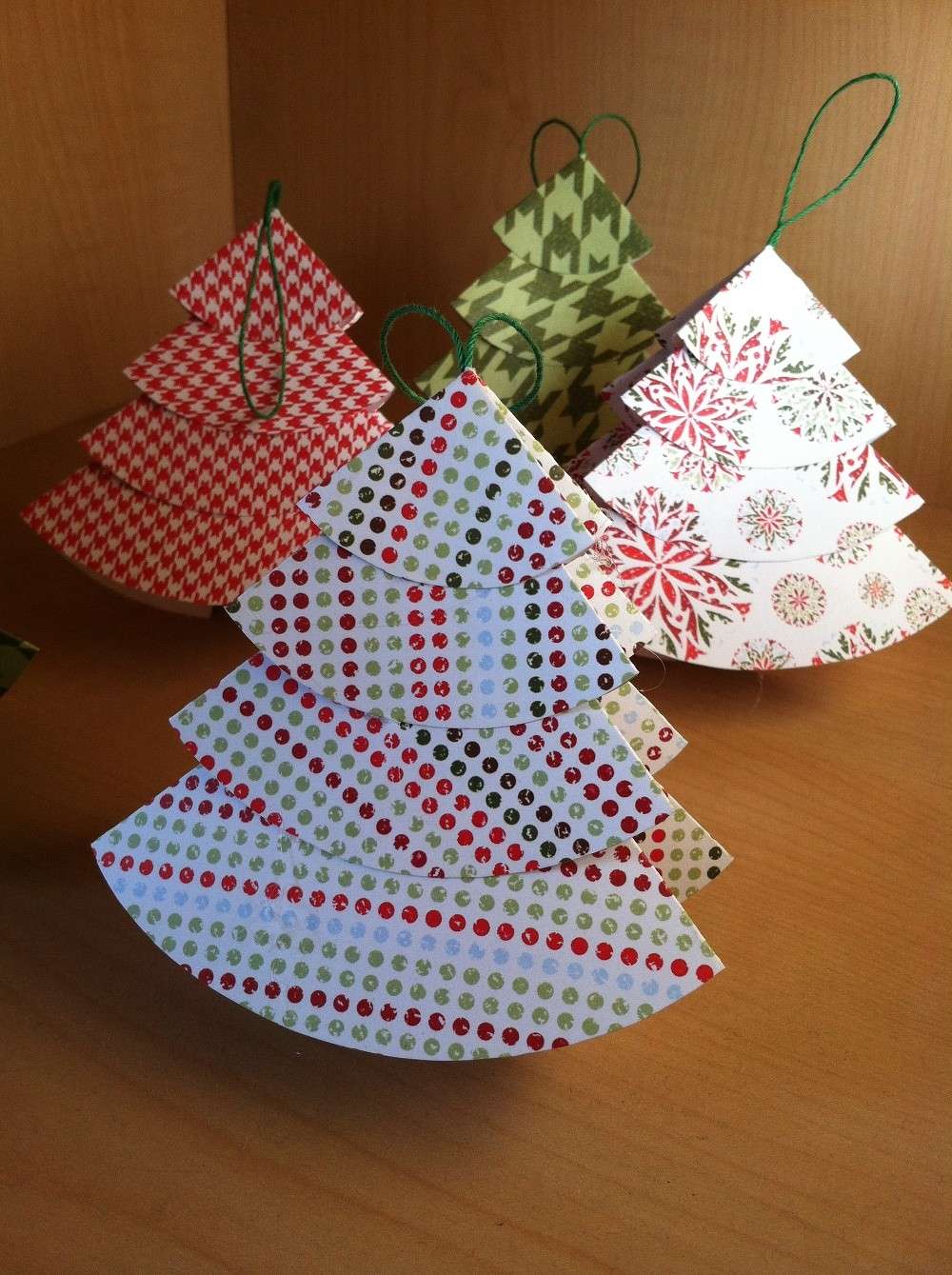 Albero Natale carta colorata