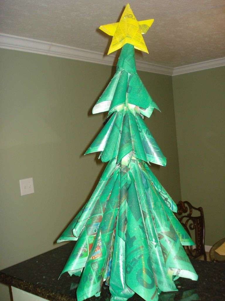 Albero Natale carta patinata
