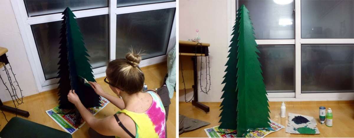 Albero Natale costruzione