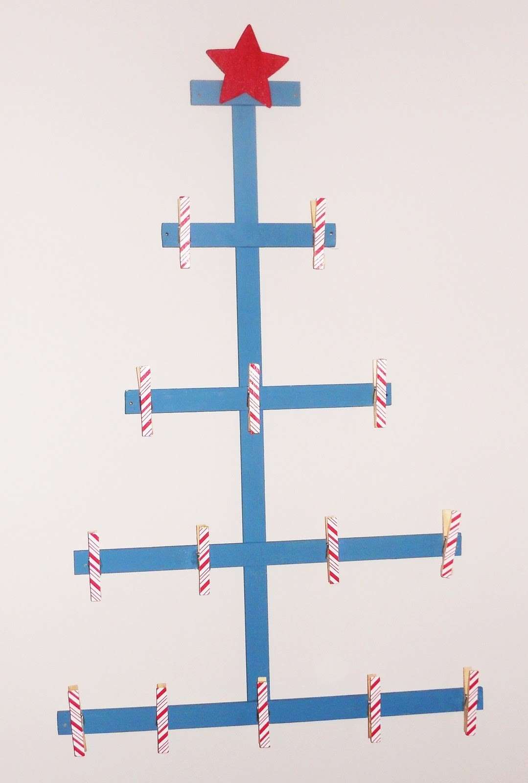 Albero Natale di mollette