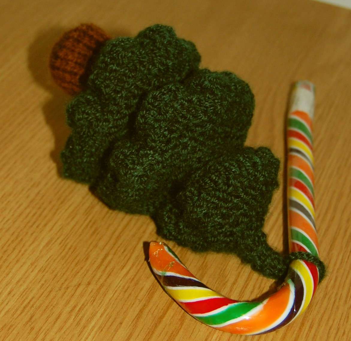 Albero Natale lana caramella