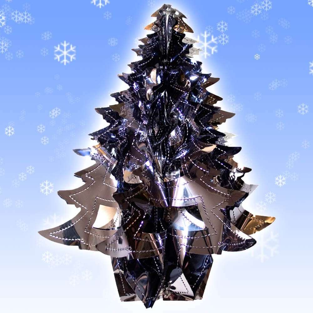 Albero Natale metallizzato