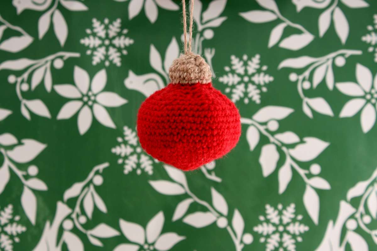 Albero Natale pallina lana
