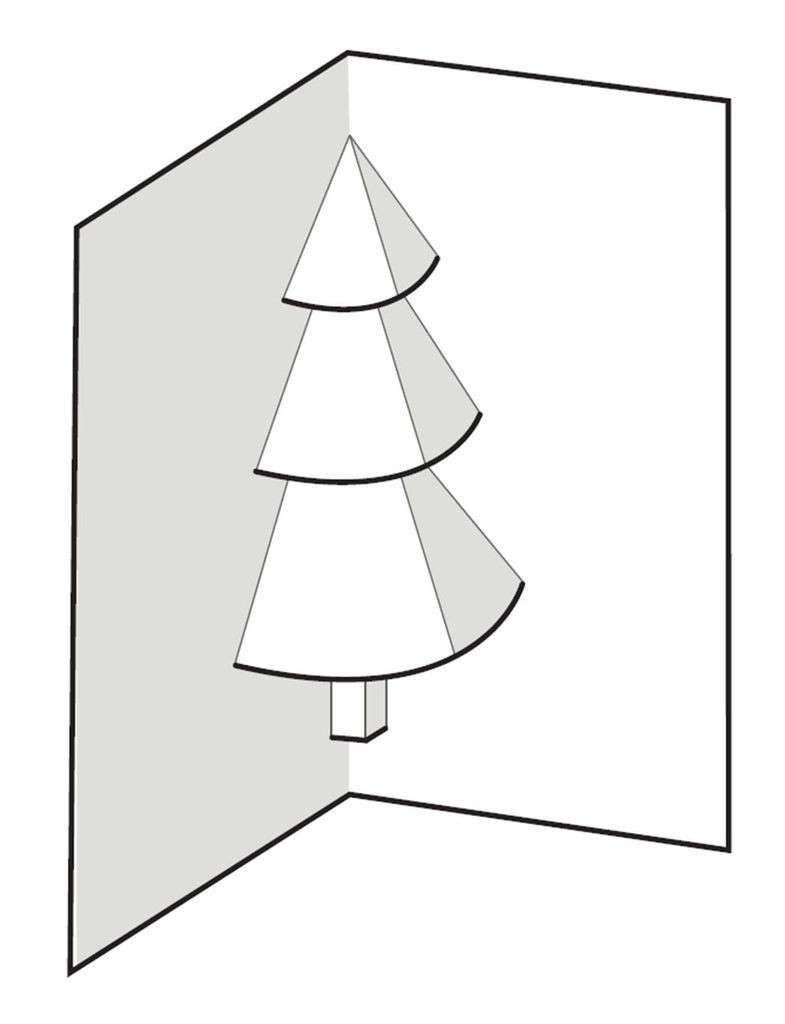 Albero pop-up modello