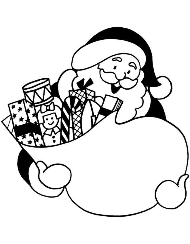 Babbo Natale con regali