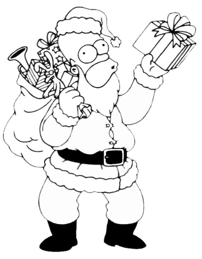 Babbo Natale Simpson