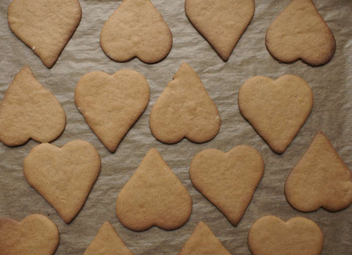 Biscotti di Natale light fatti in casa cuore