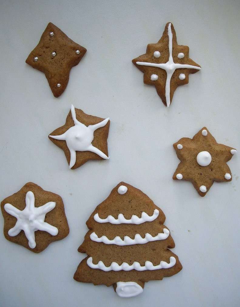 Biscotti di Natale light zenzero fatti a mano