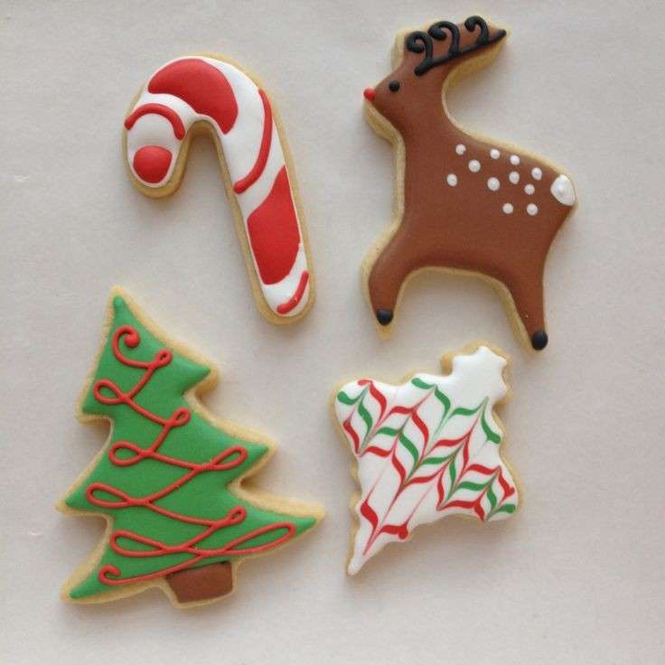 Biscotti glassati di natale