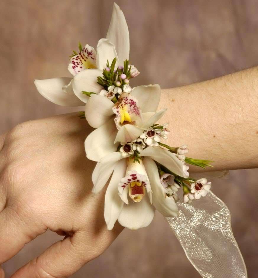 Bouquet sposa invernale braccialetto