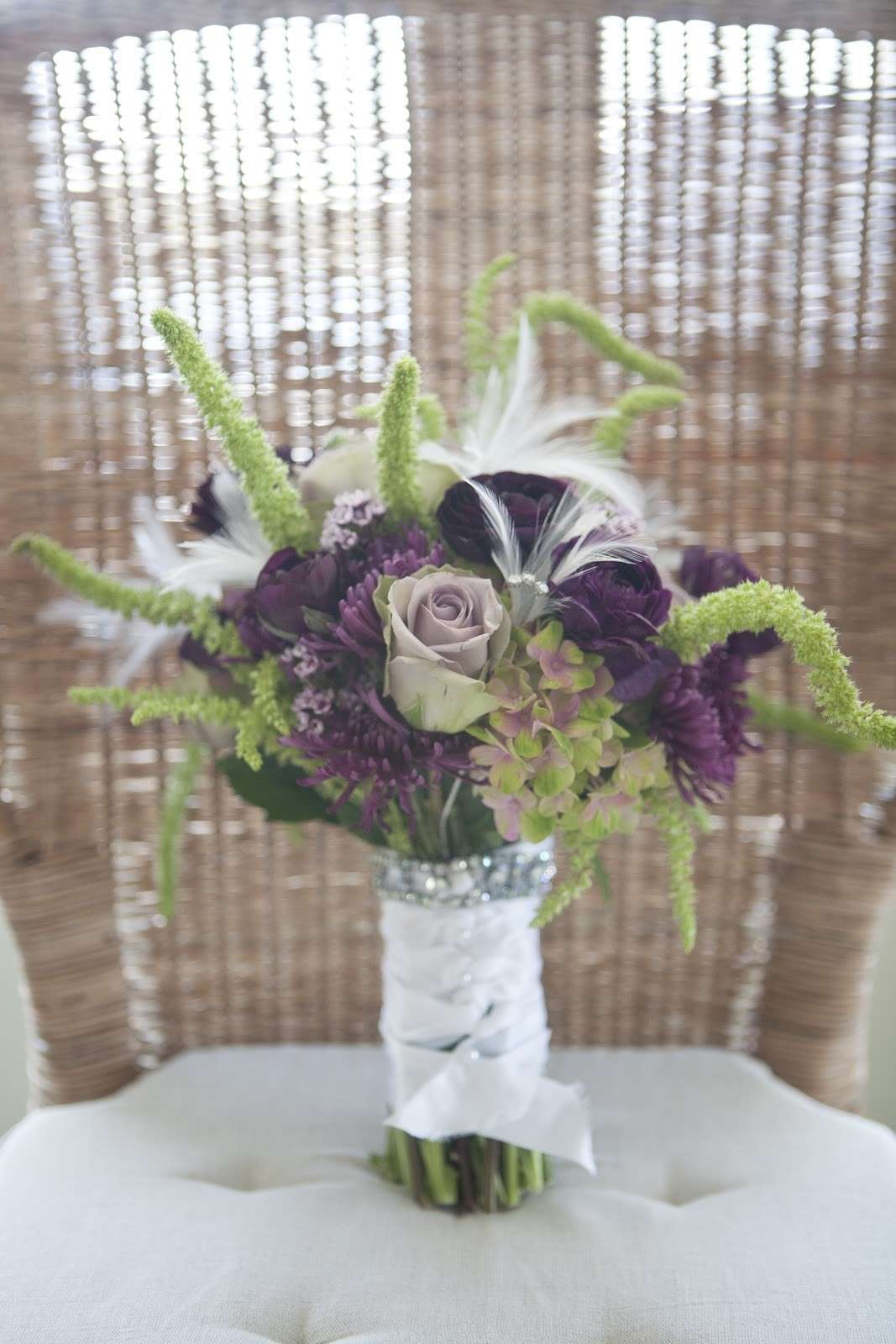 Bouquet sposa invernale viola