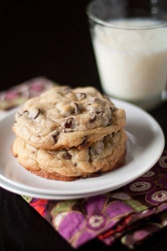 Dolci senza lievito: cookies con gocce di cioccolato