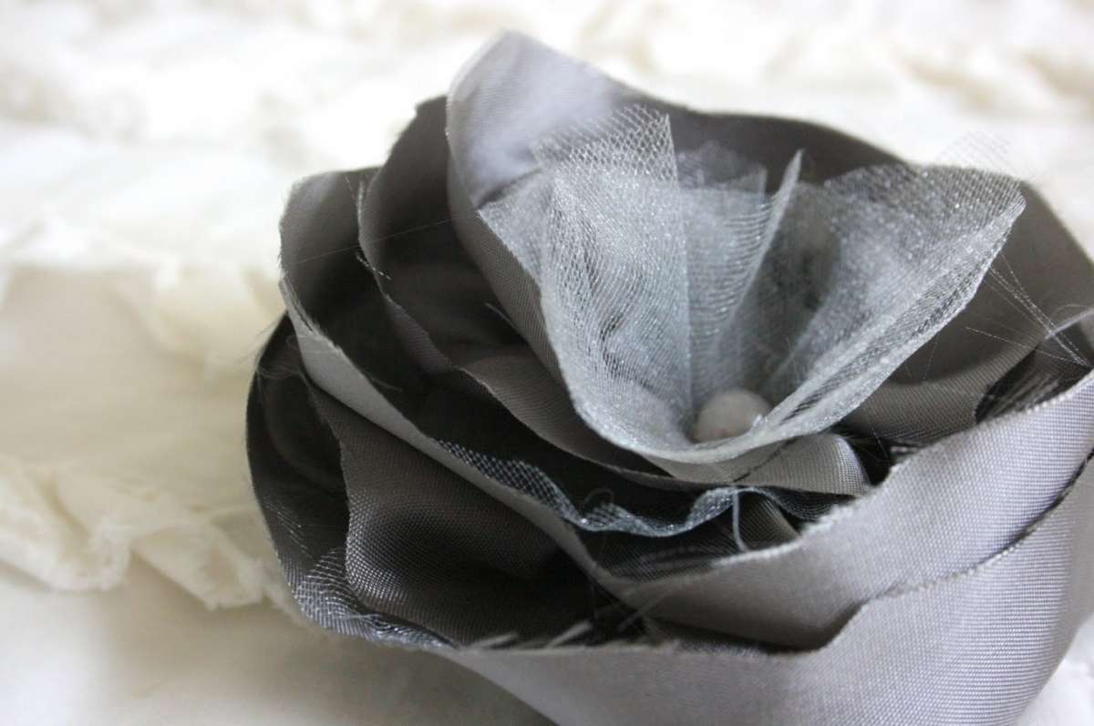 Fiore stoffa tulle