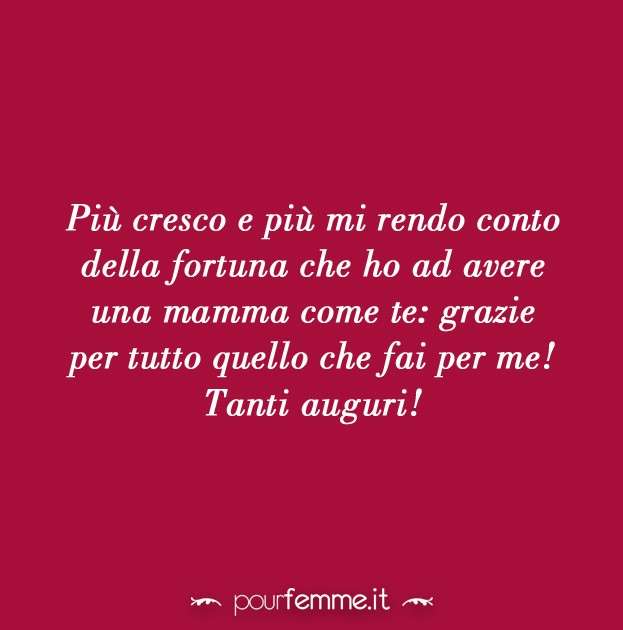 Frasi carine compleanno mamma