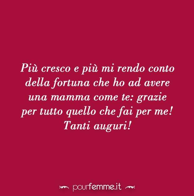 Frasi carine compleanno mamma