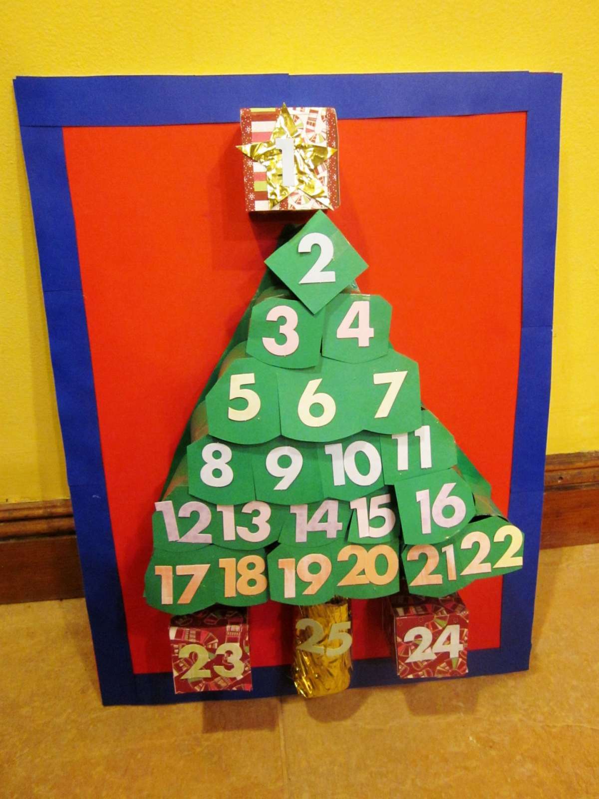 Lavoretti Natale per la scuola dell'infanzia calendario avvento