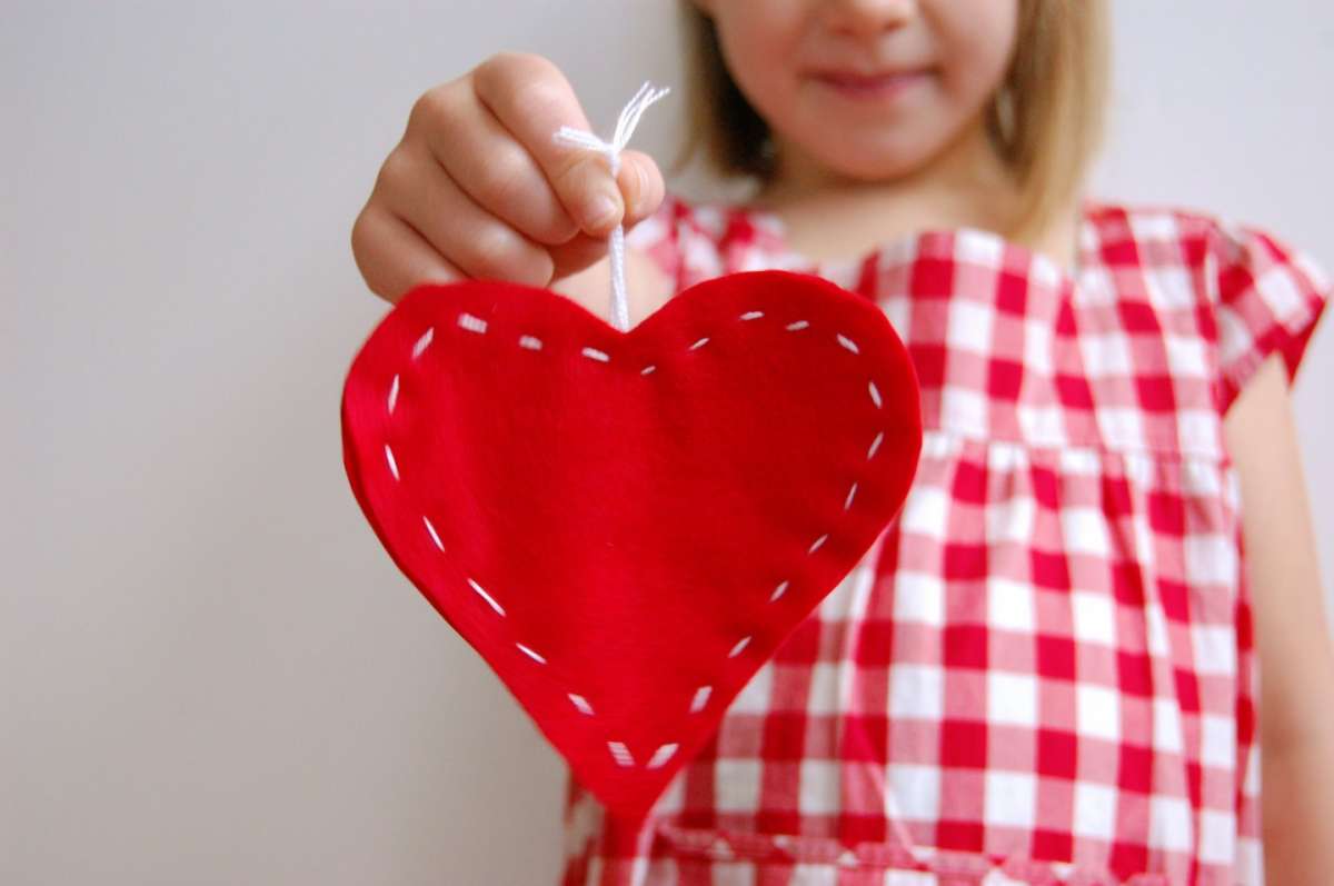 Lavoretti Natale per la scuola dell'infanzia cuore