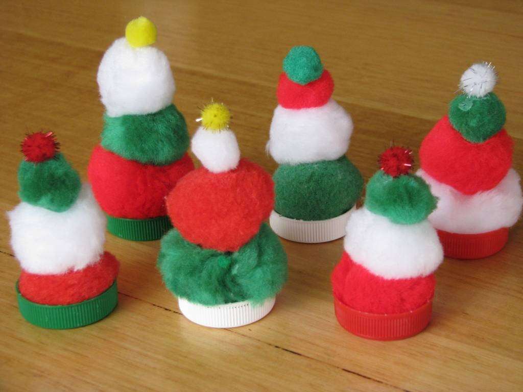 Lavoretti Natale per la scuola dell'infanzia pon pon