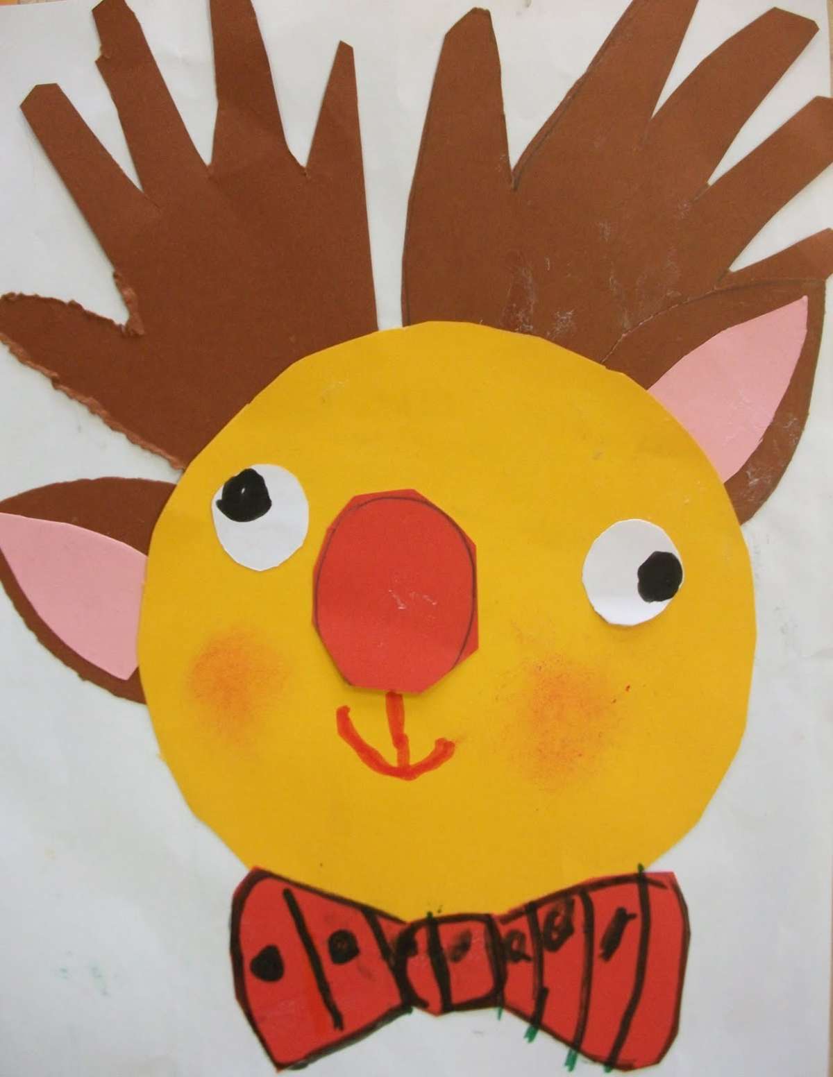 Lavoretto Natale per la scuola primaria: renna