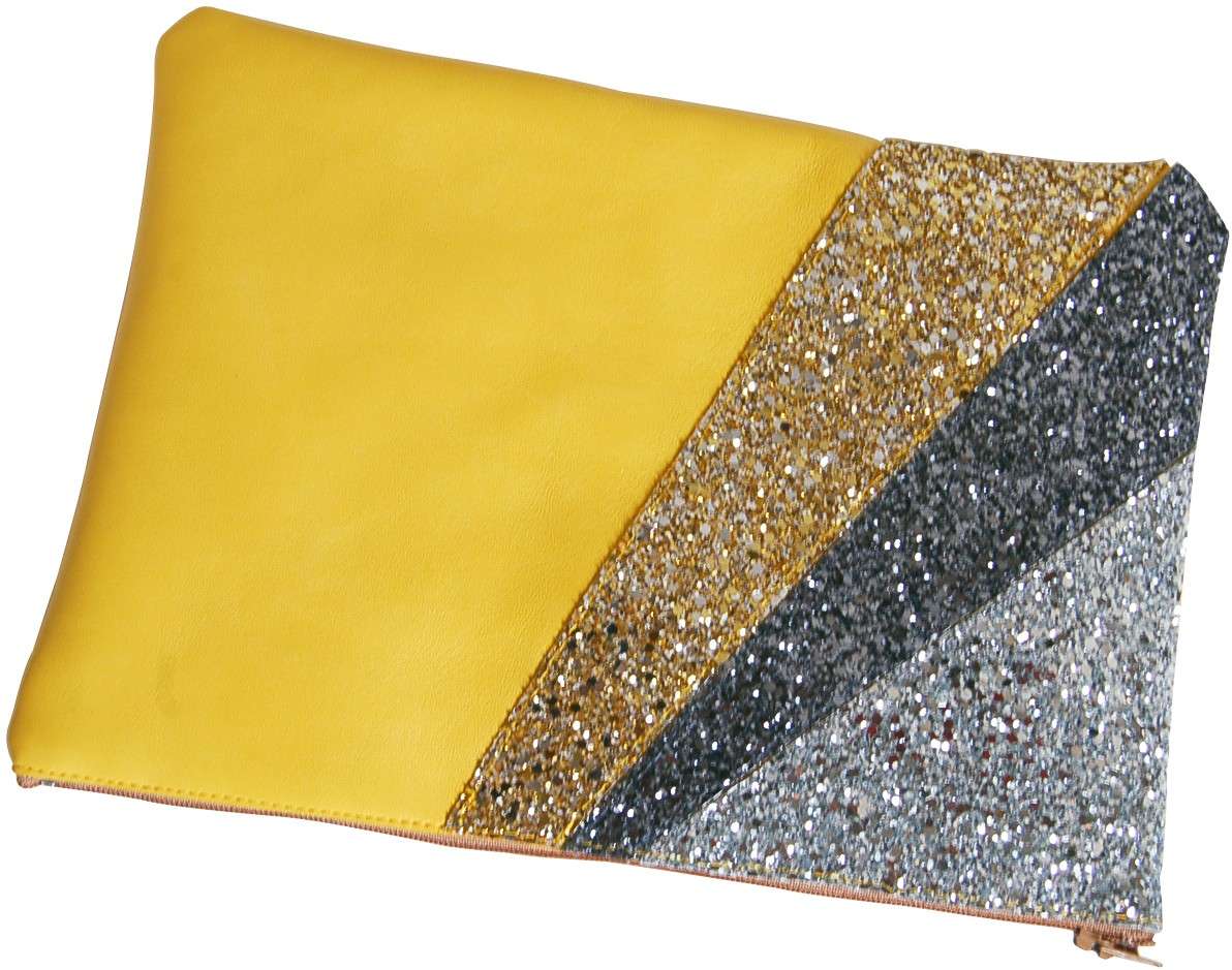 Pochette fai da te strass