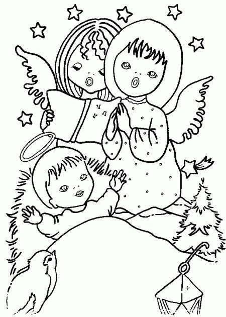 Angeli Da Stampare Disegni Di Natale.Disegni Di Natale Da Colorare