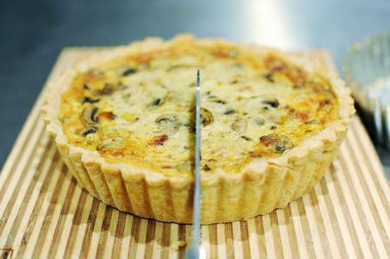 Ricette Bimby, torta salata con i funghi