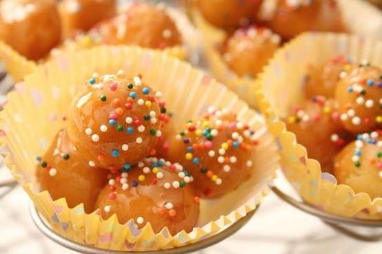 Struffoli Napoletani in pirrottini monoporzione