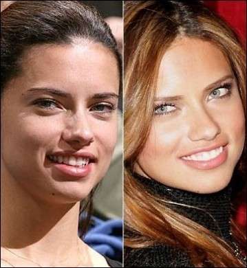 Vip senza trucco, Adriana Lima