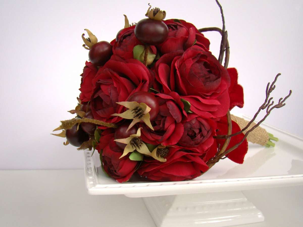 Bouquet sposa Natale a palla