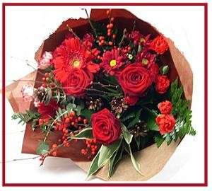 Bouquet sposa Natale classico