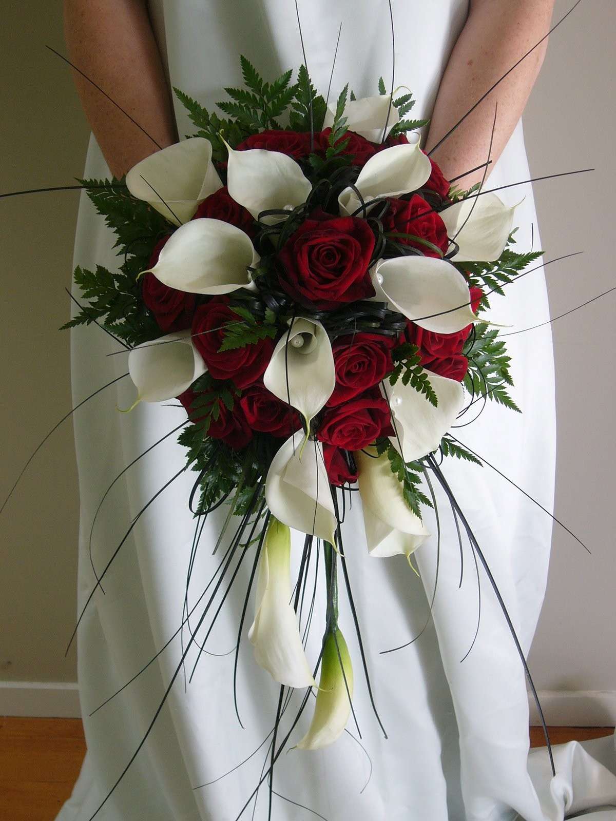 Bouquet sposa Natale con le calle