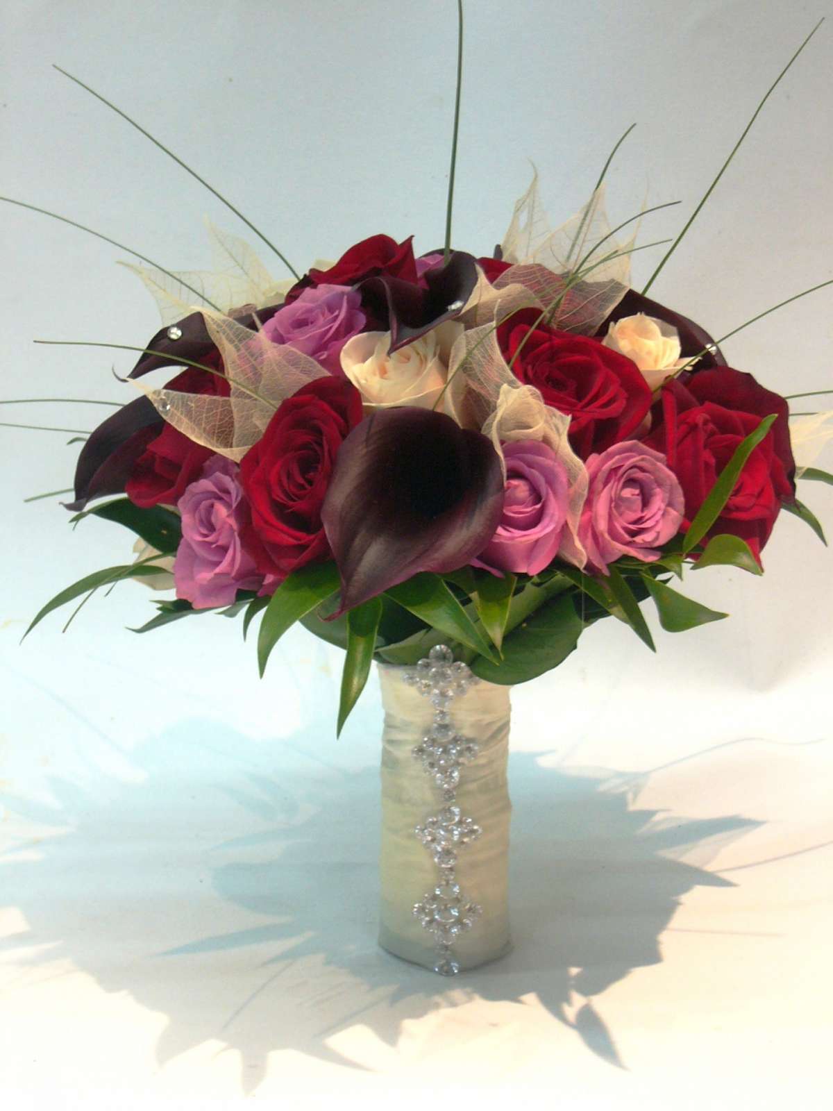 Bouquet sposa Natale in rosa