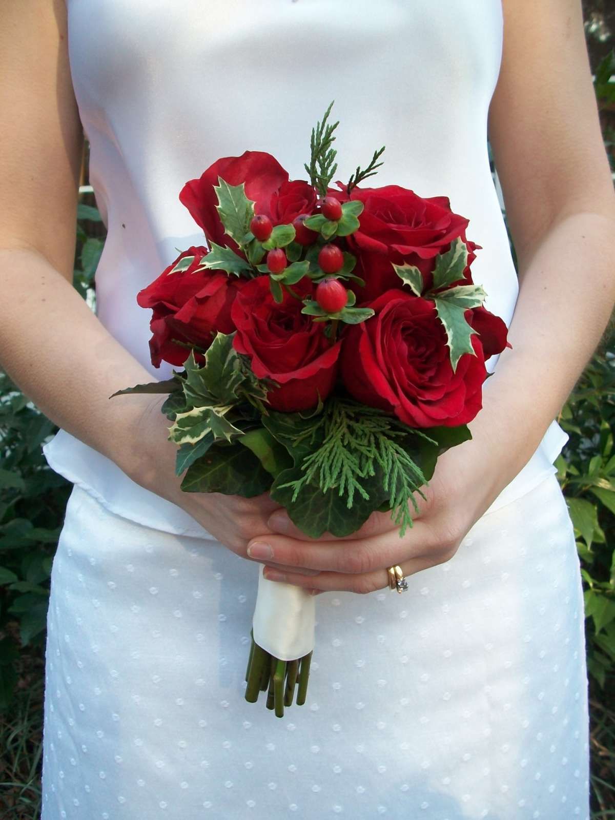 Bouquet sposa Natale piccolo