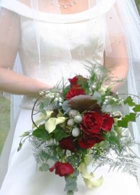 Bouquet sposa Natale raffinato