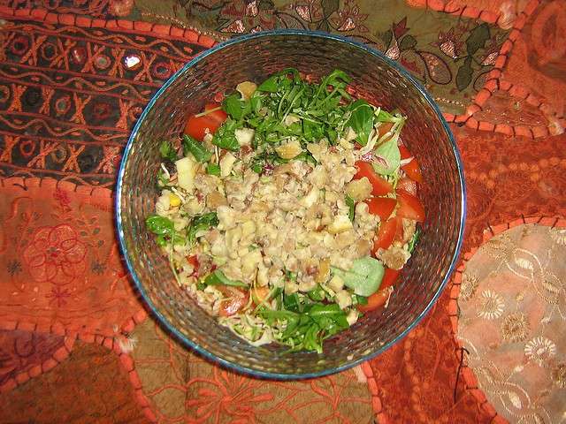 Insalata con castagne