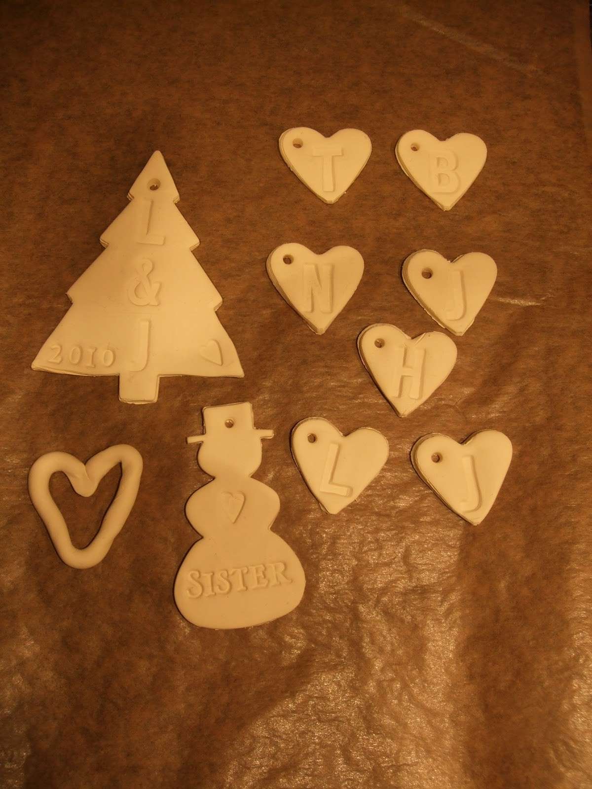 Lavoretti Natale con la plastilina: forme