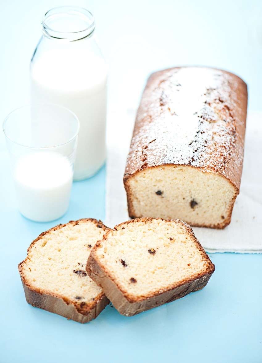 Plum cake con gocce di cioccolato