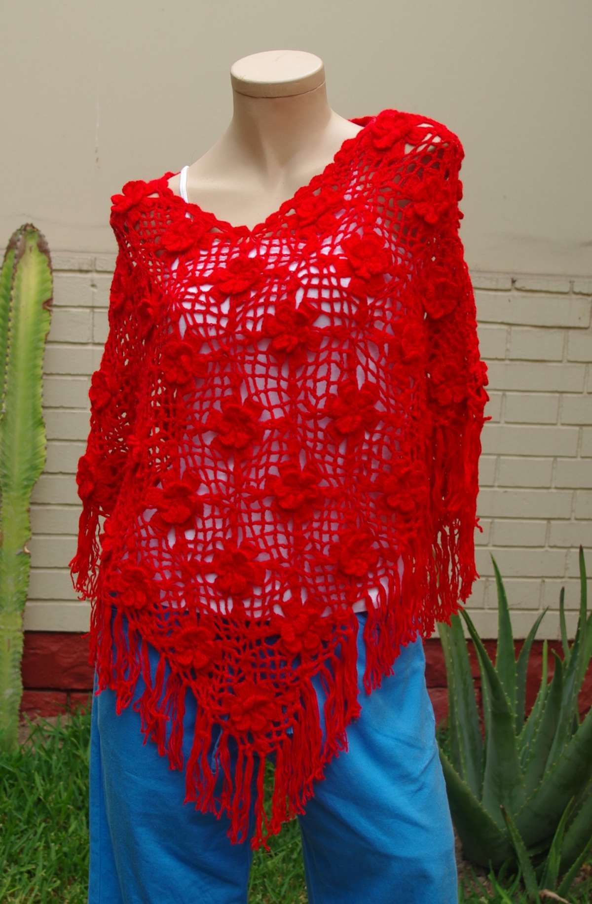 Poncho rosso