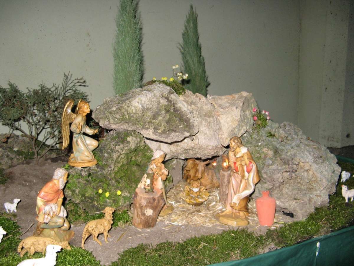 Presepe fai da te alberi