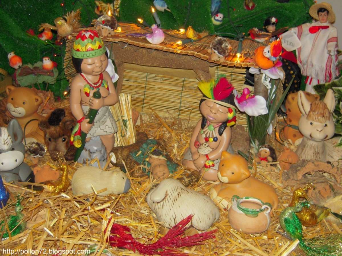 Presepe fai da te pellerossa