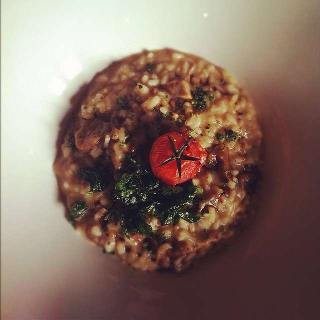 Risotto con castagne e funghi porcini