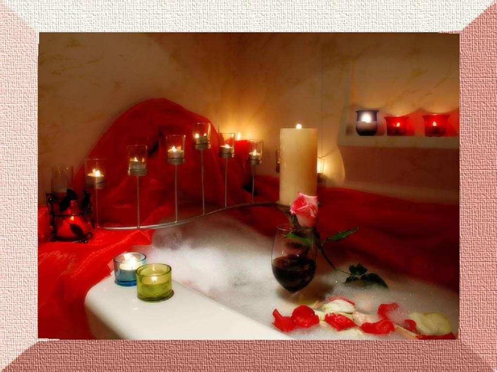 Sorprese romantiche per lui bagno