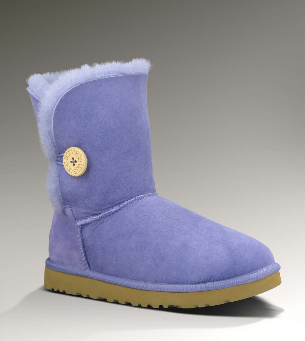 Stivali Ugg, modello blu con bottone