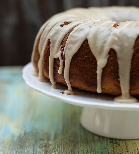 Torta di zucca con glassa