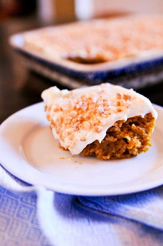 Torta di zucca speziata