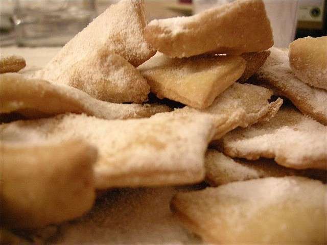 Chiacchiere al forno