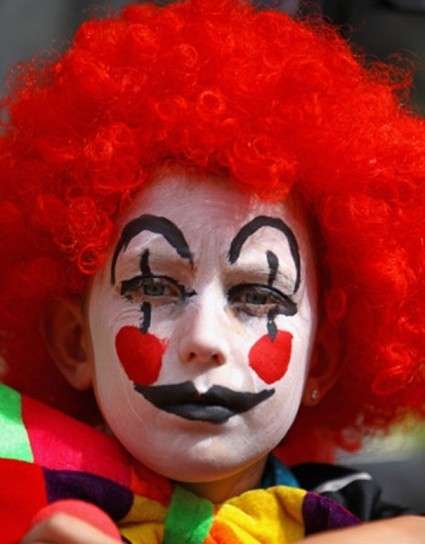 Classico Clown per Carnevale
